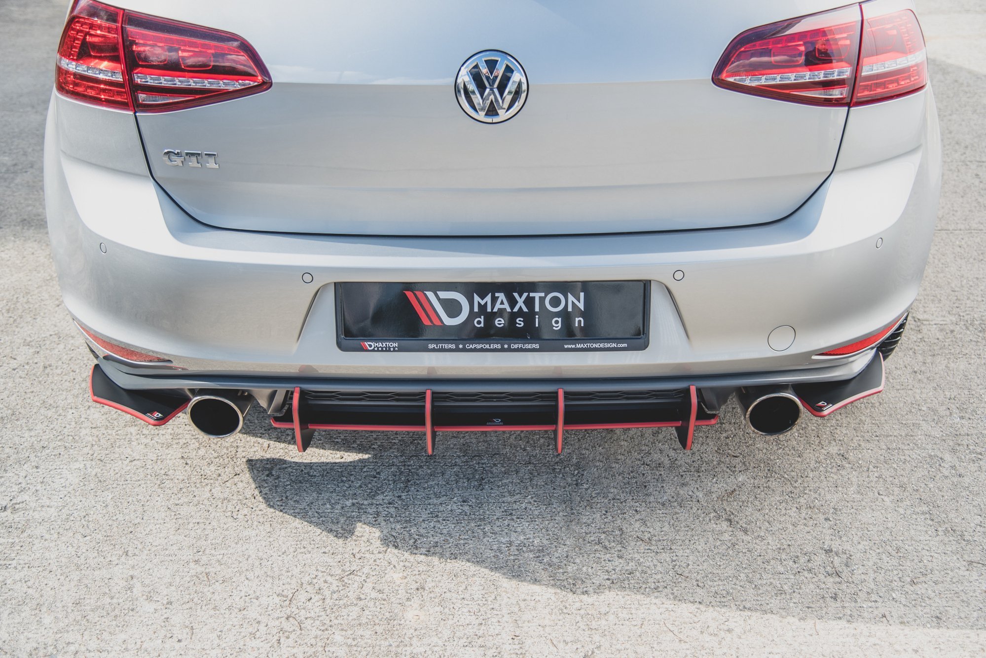Street Pro Rear Diffuser V.2 VW Golf 7 GTI - Image 9