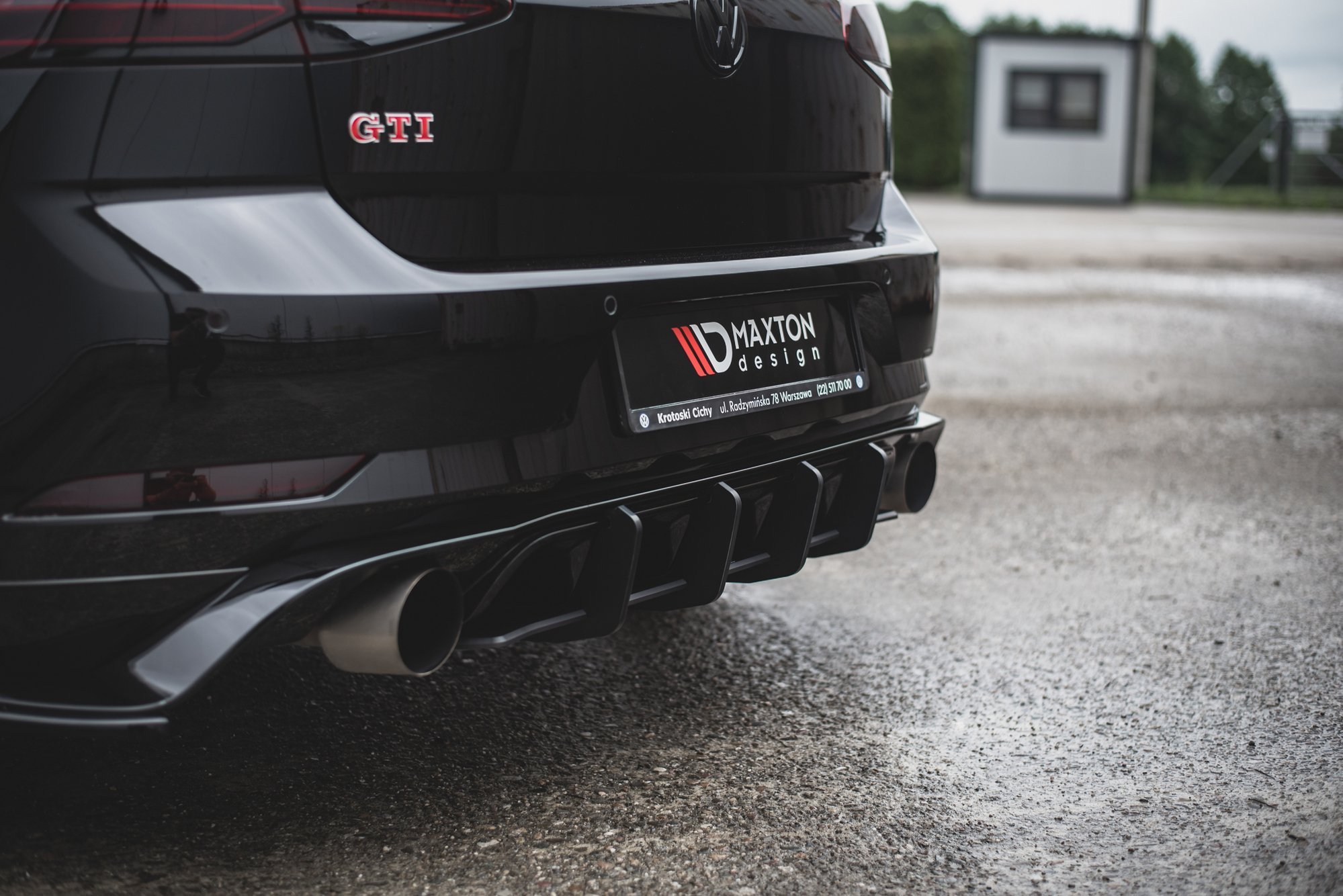 Street Pro Rear Diffuser VW Golf 7 GTI TCR - Image 2