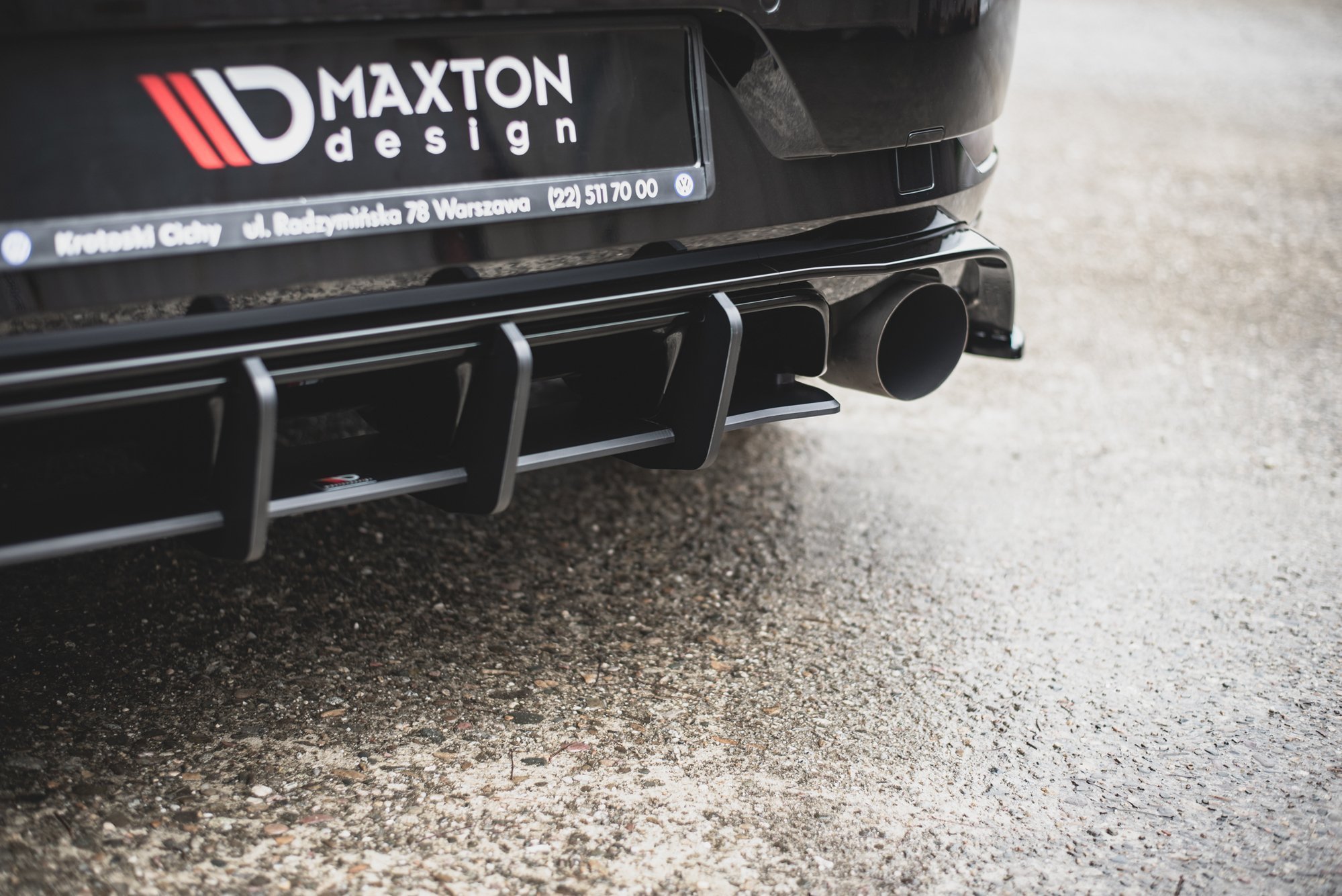 Street Pro Rear Diffuser VW Golf 7 GTI TCR - Image 4