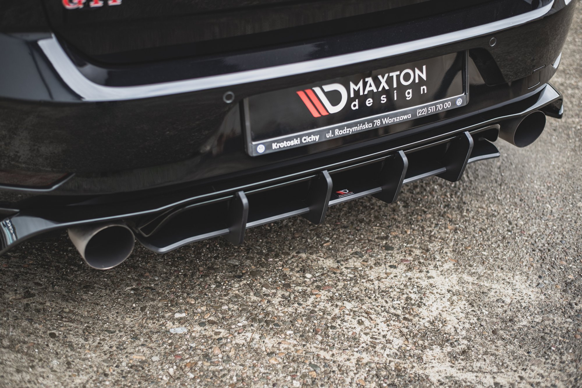 Street Pro Rear Diffuser VW Golf 7 GTI TCR - Image 5