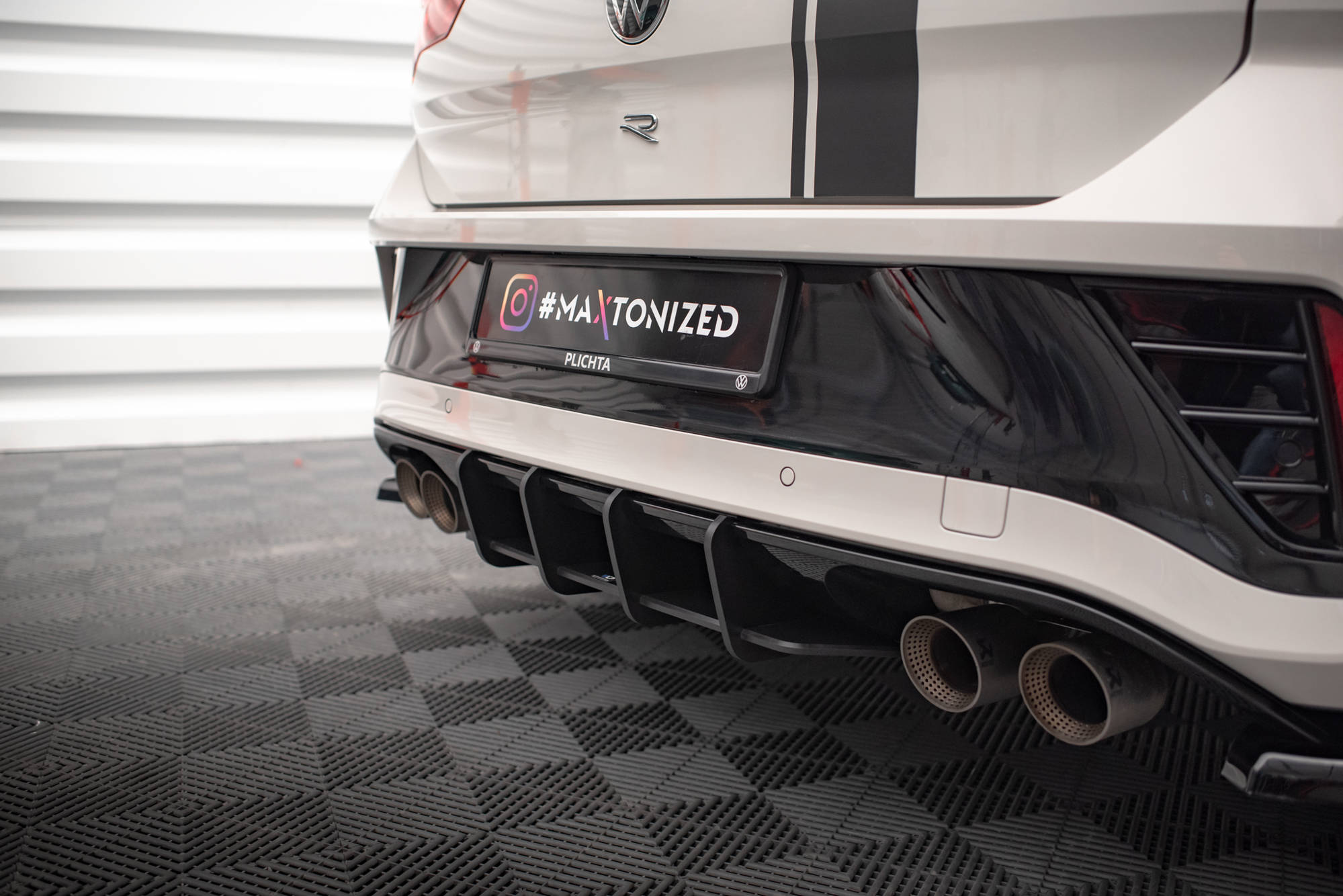 Street Pro Rear Diffuser Volkswagen T-Roc R Mk1 Facelift - Image 3
