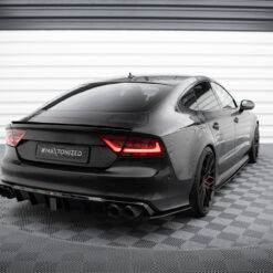 Alternative view of Street Pro Rear Side Splitters Audi A7 S-Line C7