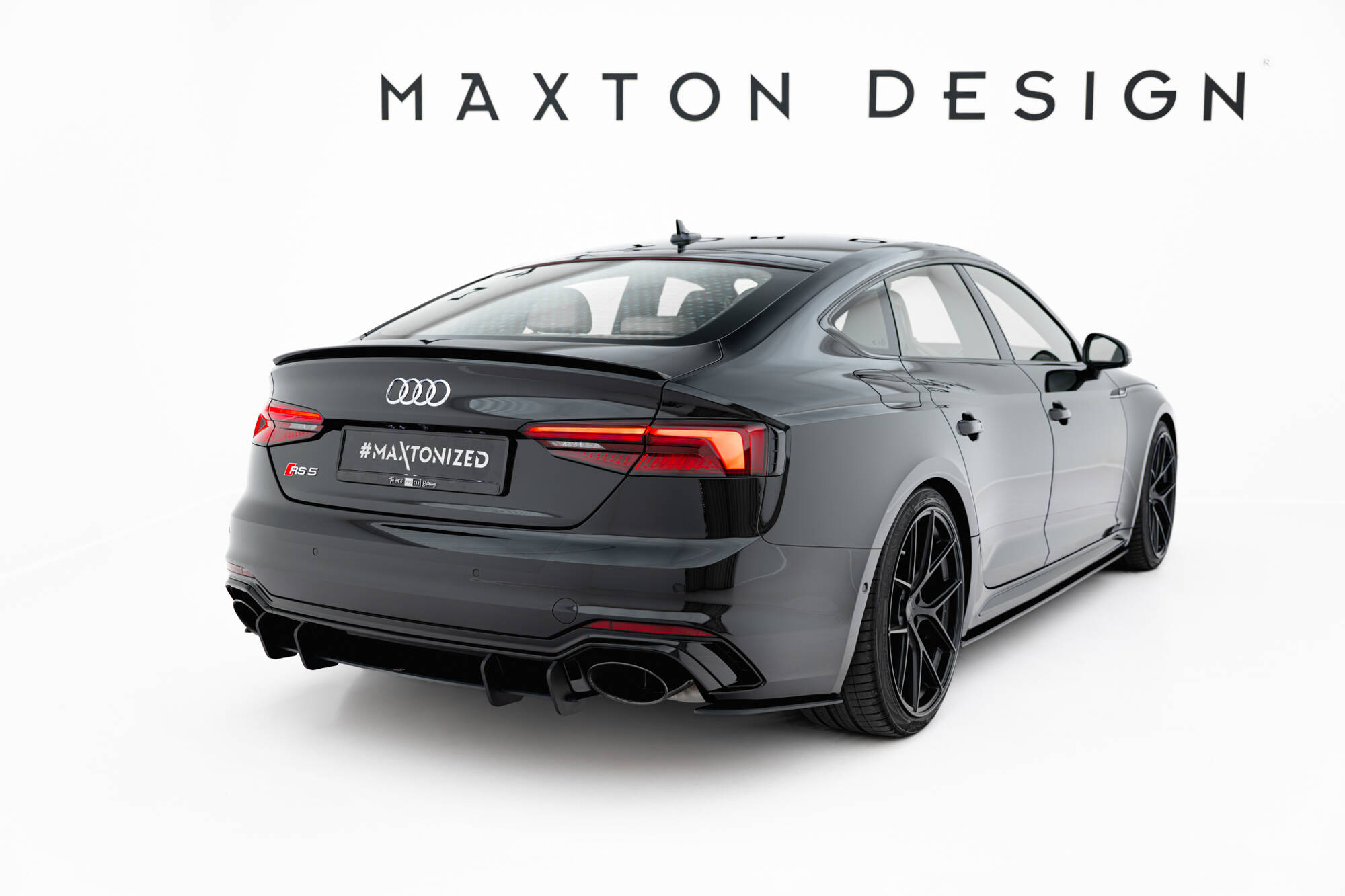 Street Pro Rear Side Splitters Audi RS5 Coupe / Sportback F5 - Image 2