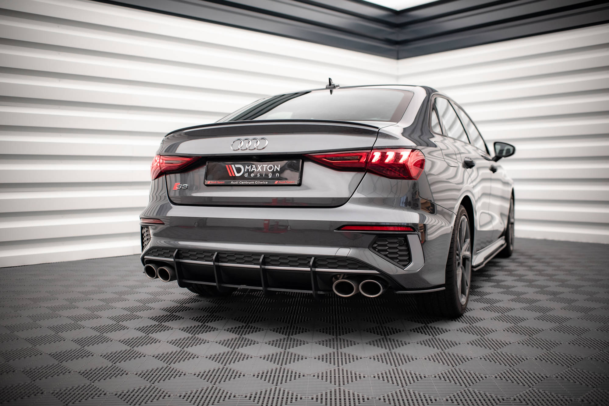 Street Pro Rear Side Splitters Audi S3 Sedan 8Y - Image 3