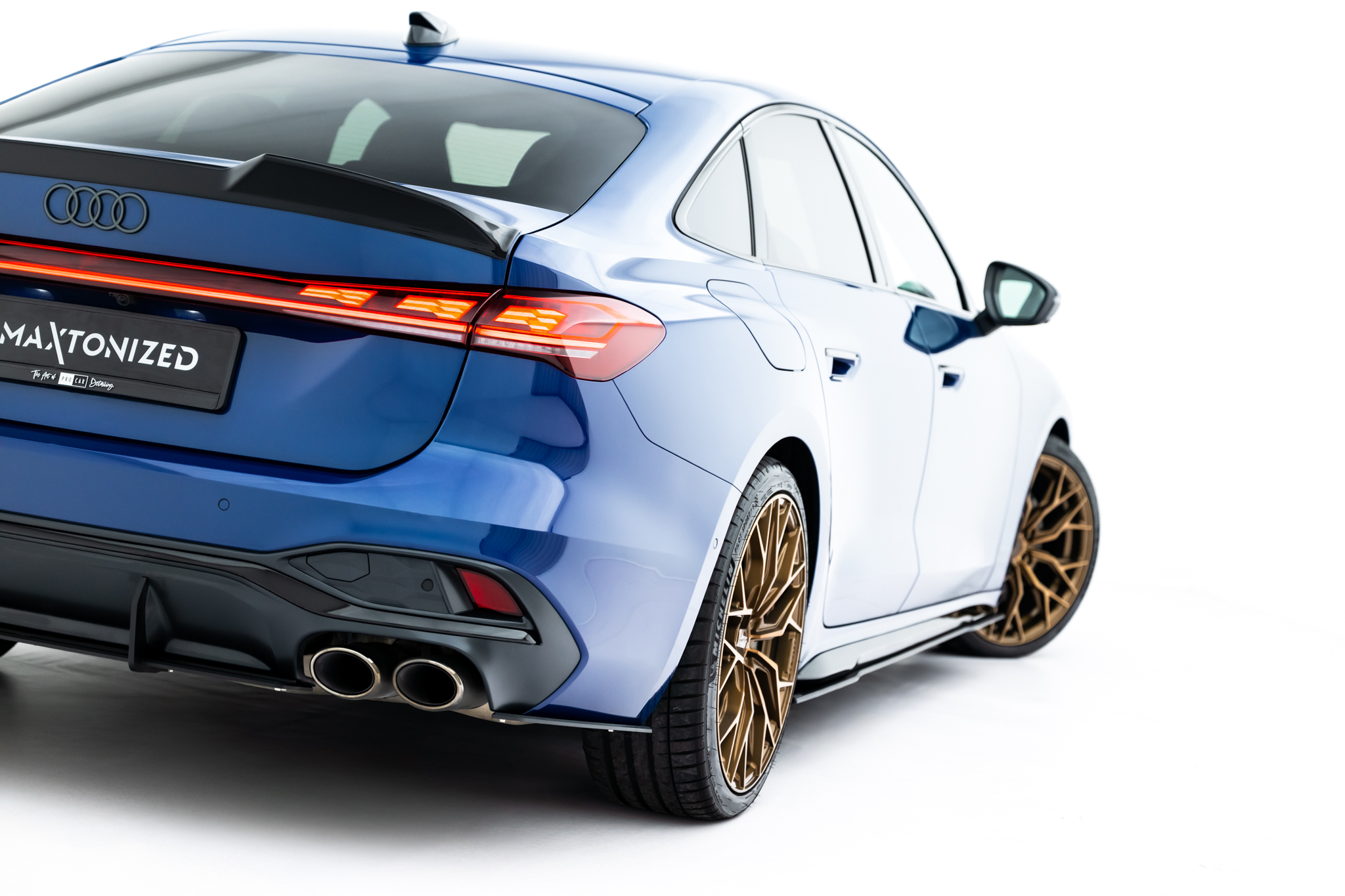 Street Pro Rear Side Splitters Audi S5 Sedan / Avant B10 - Image 2