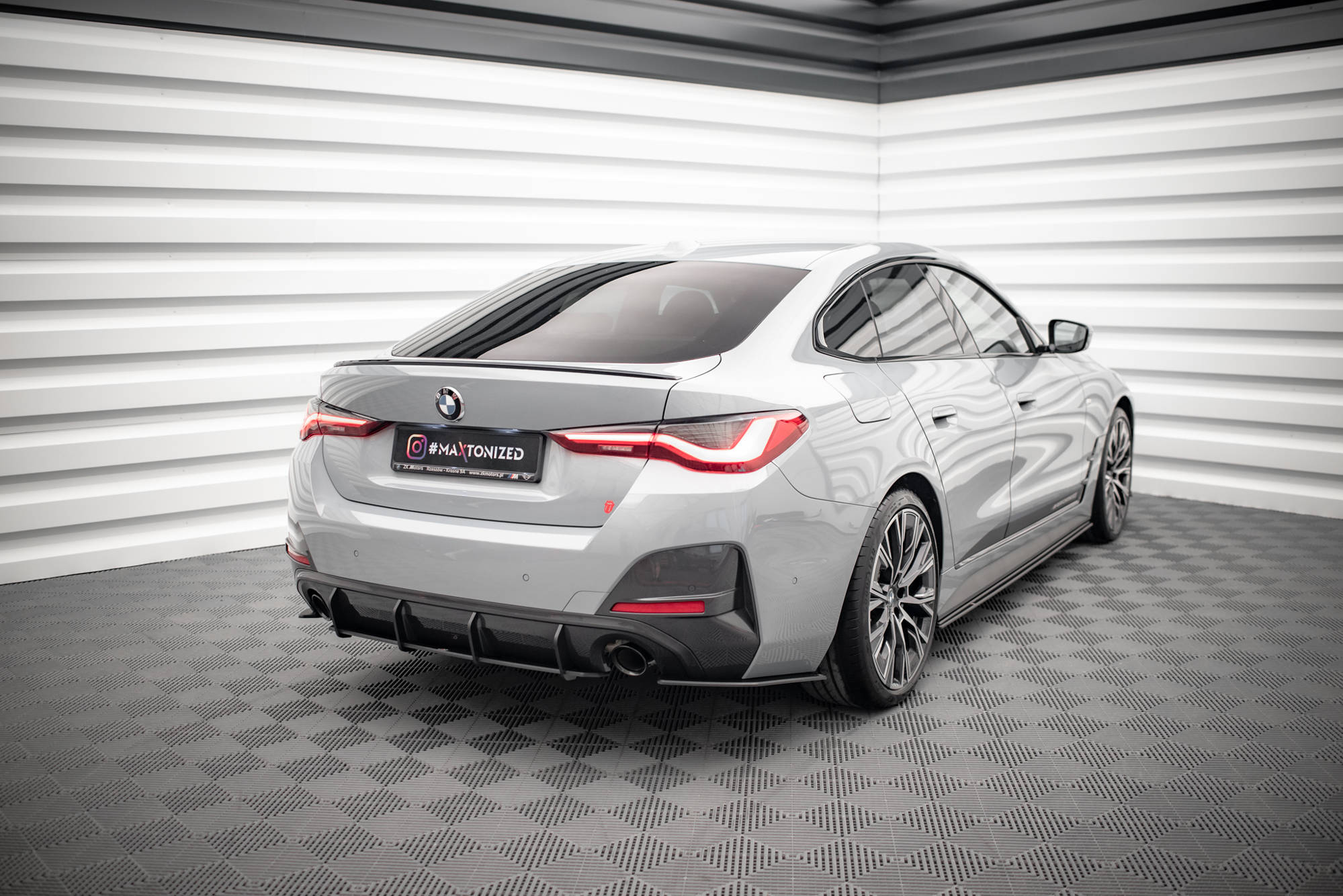 Street Pro Rear Side Splitters BMW 4 Gran Coupe M-Pack G26 - Image 2