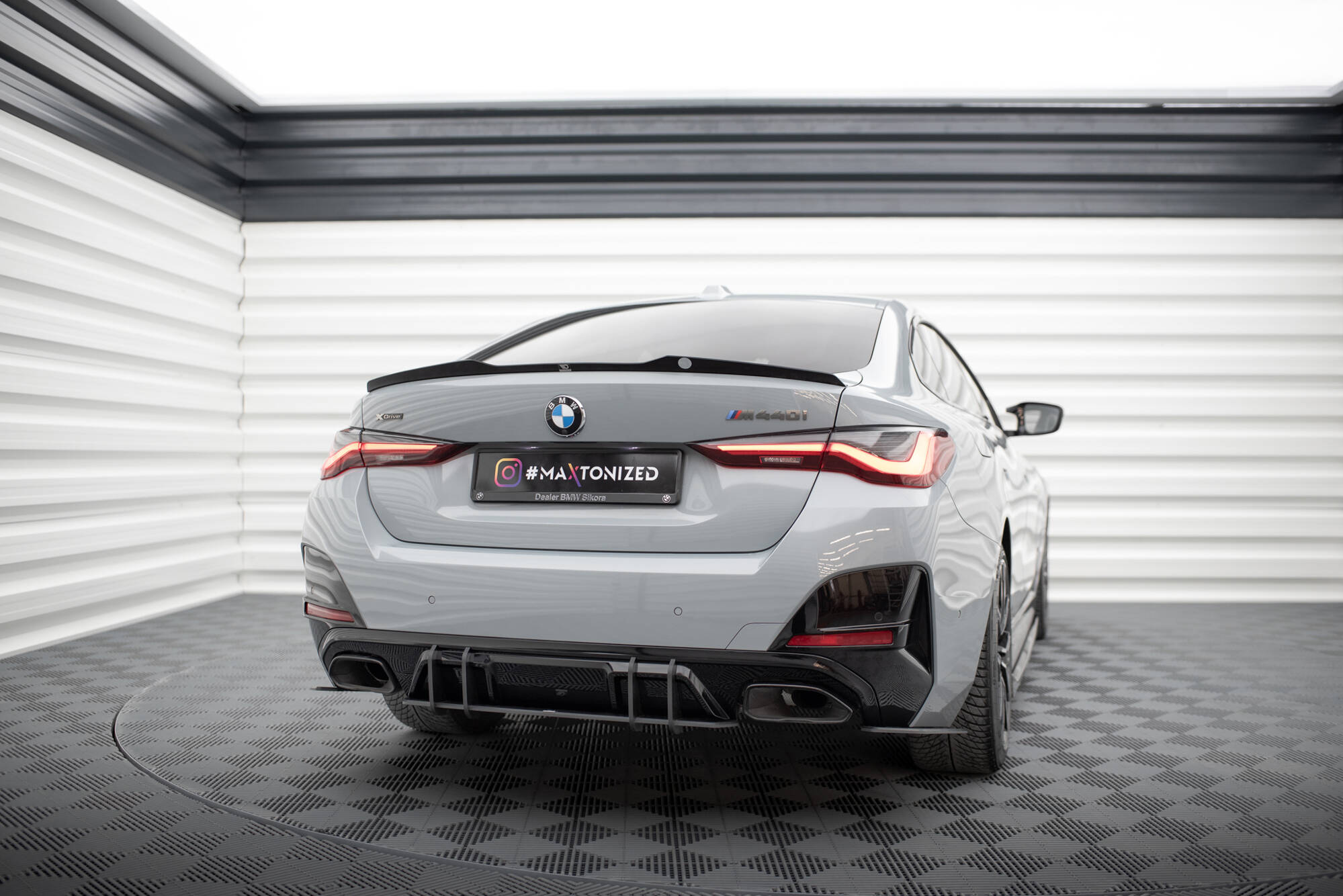 Street Pro Rear Side Splitters BMW 4 Gran Coupe M440i G26 - Image 3