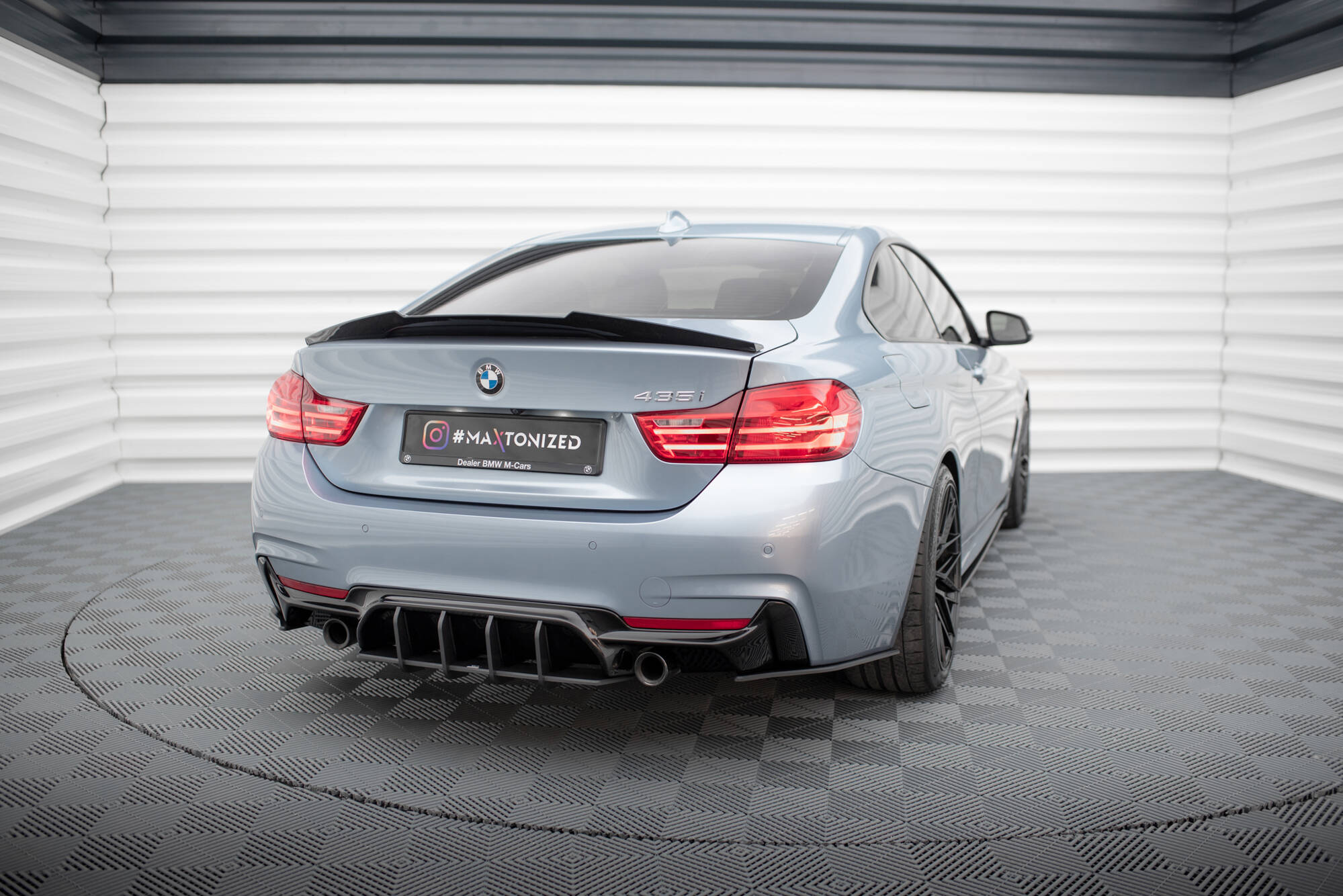 Street Pro Rear Side Splitters BMW 435i Coupe M-Pack F32 - Image 3