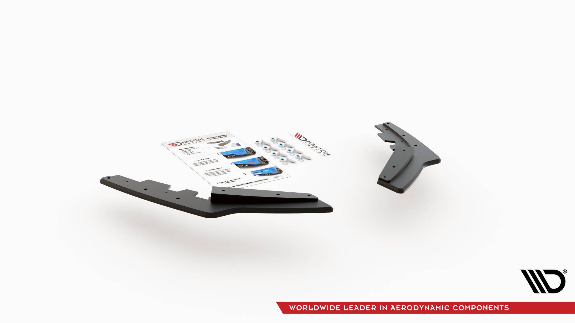 Street Pro Rear Side Splitters BMW M135i F20 - Image 5