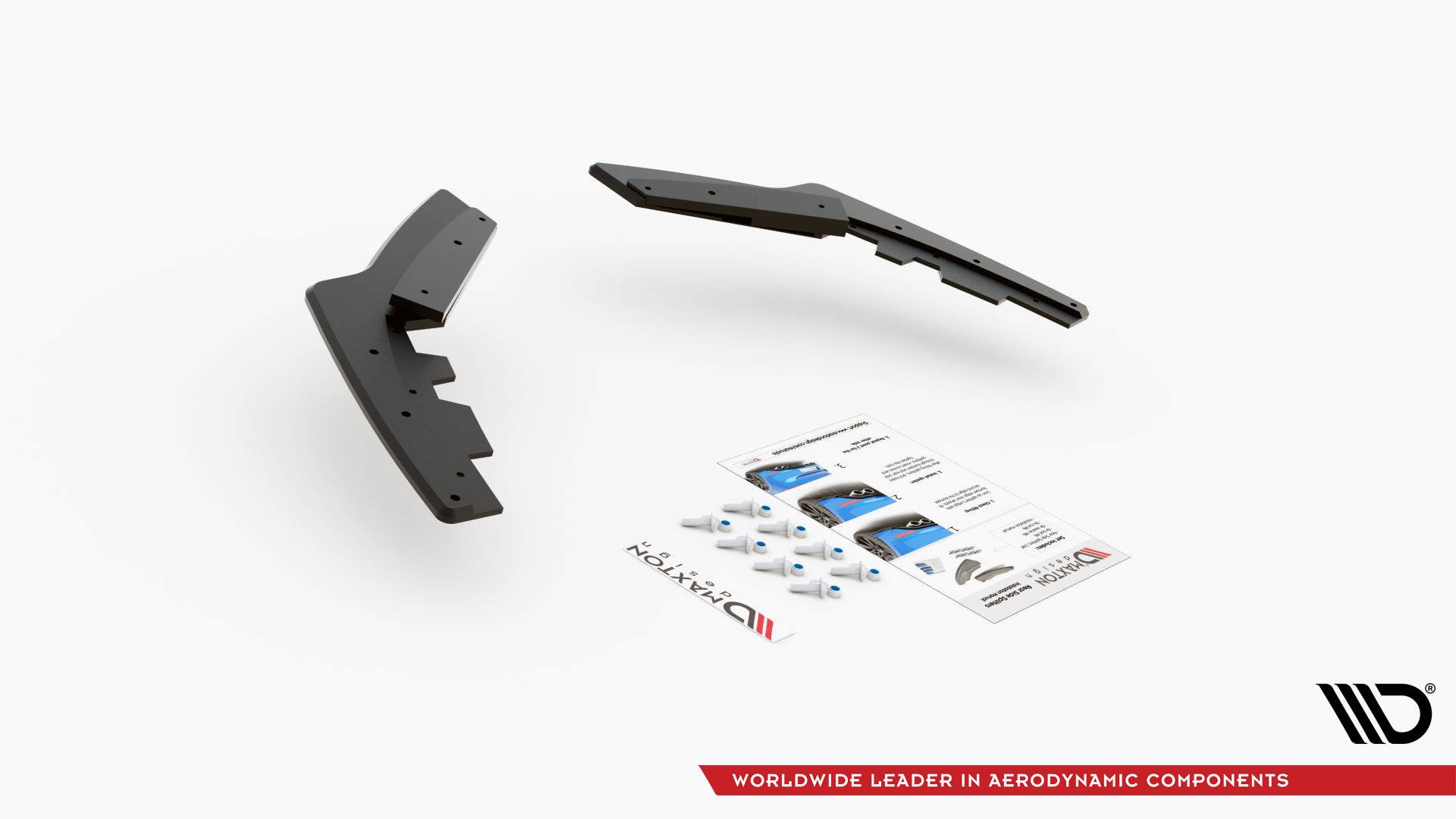 Street Pro Rear Side Splitters BMW M135i F20 - Image 6