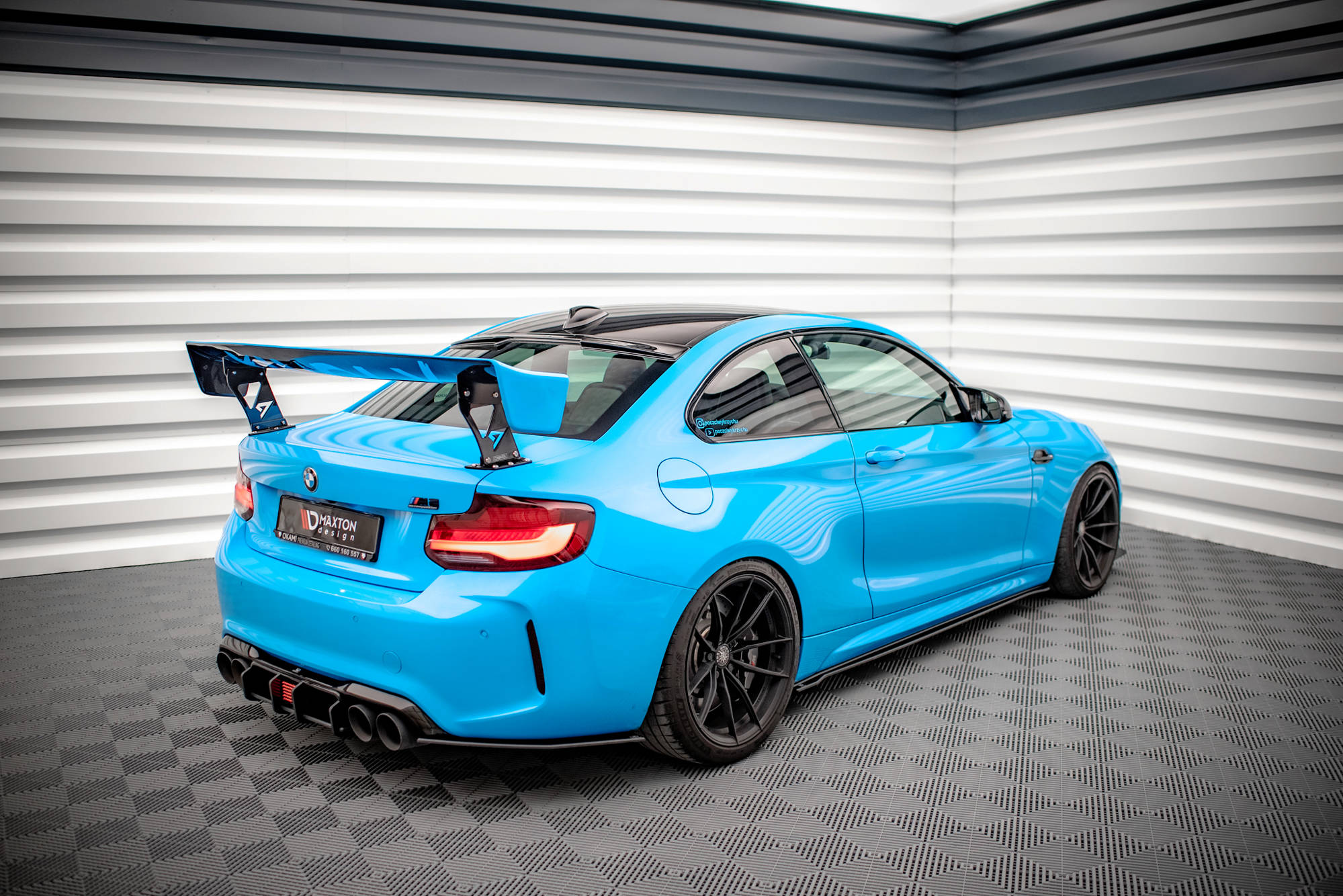 Street Pro Rear Side Splitters BMW M2 F87 - Image 3