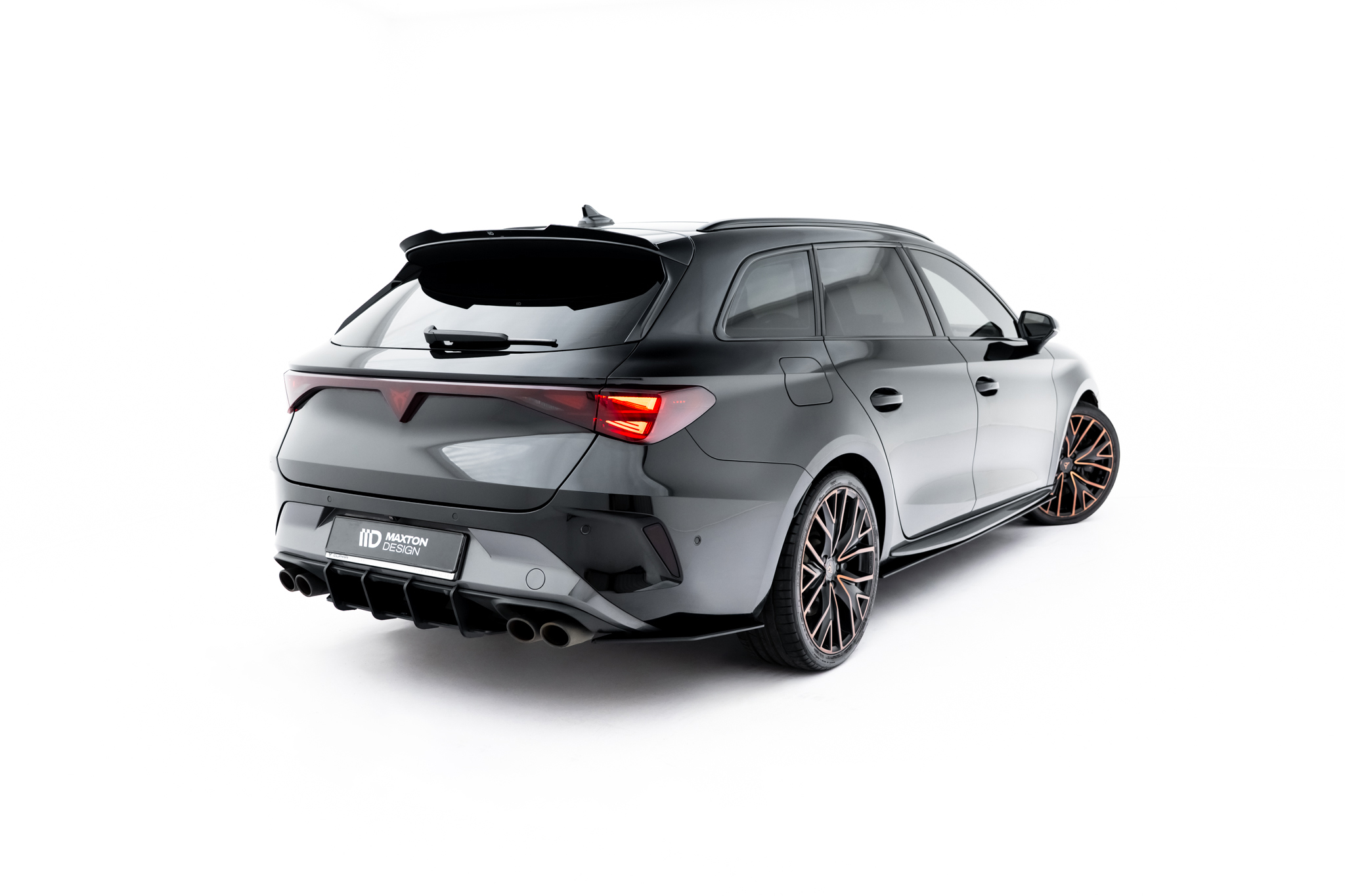 Street Pro Rear Side Splitters Cupra Leon ST Mk1 Facelift - Image 4