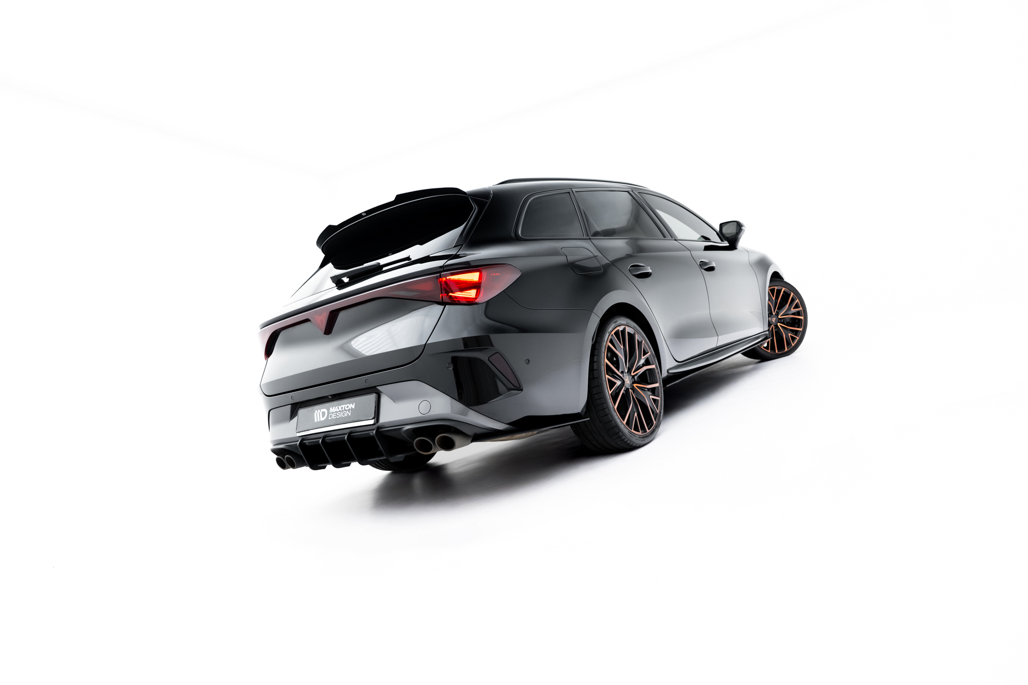 Street Pro Rear Side Splitters Cupra Leon ST Mk1 Facelift - Image 5