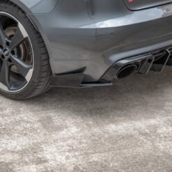 Street Pro Rear Side Splitters + Flaps Audi RS3 8V Sportback