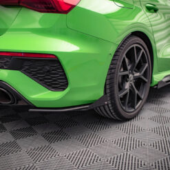 Street Pro Rear Side Splitters + Flaps Audi RS3 Sedan 8Y