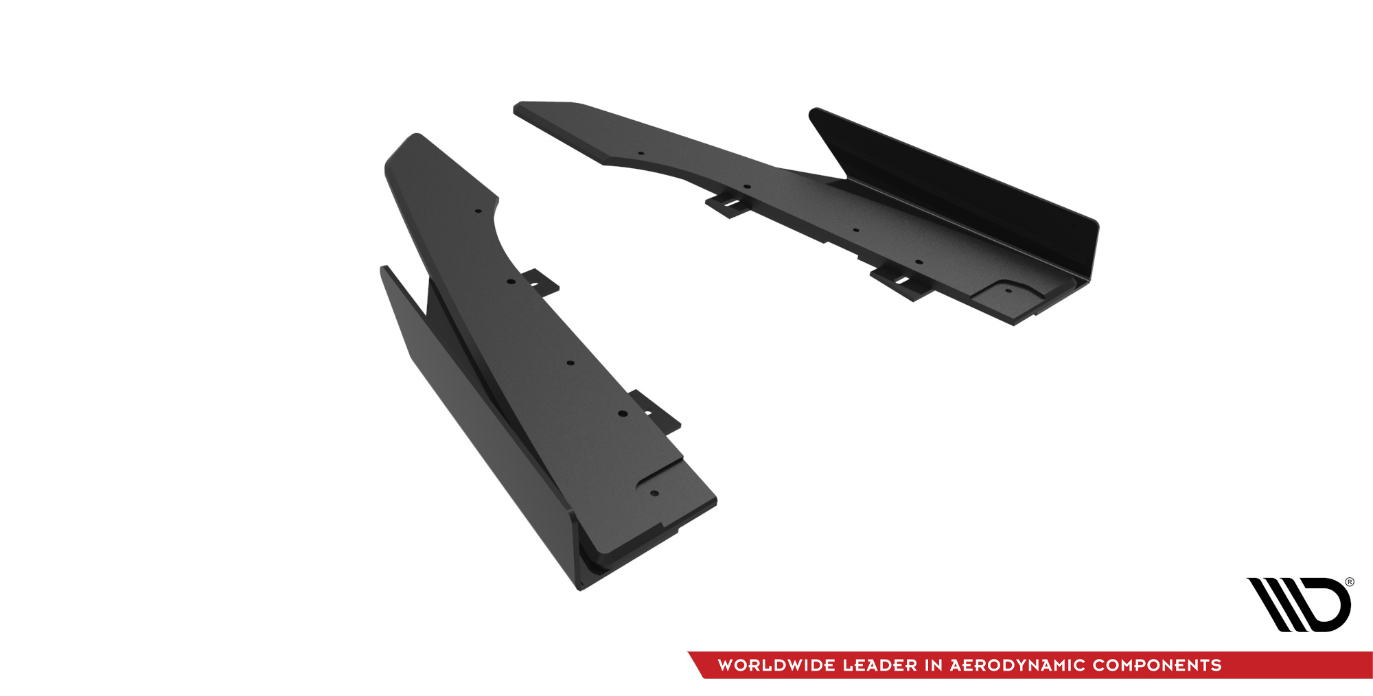 Street Pro Rear Side Splitters + Flaps Audi RS6 Avant C6 - Image 5