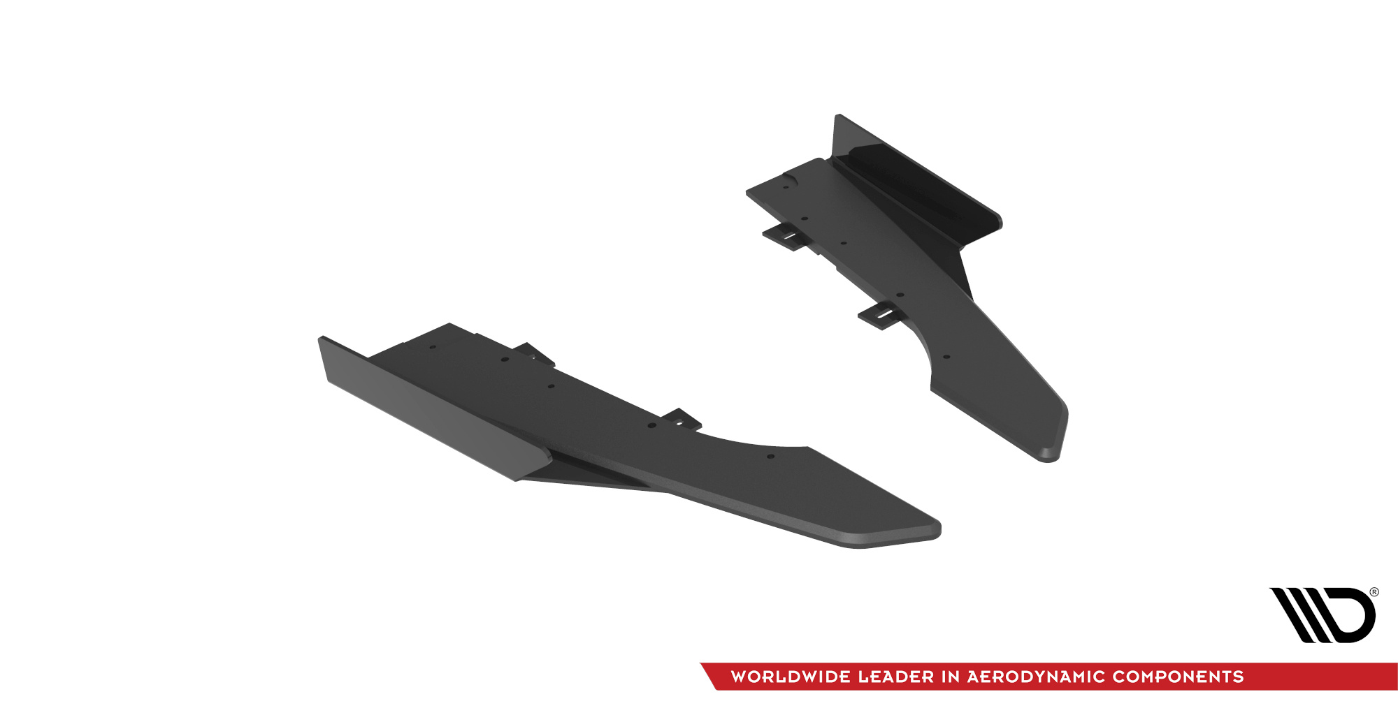 Street Pro Rear Side Splitters + Flaps Audi RS6 Avant C6 - Image 4