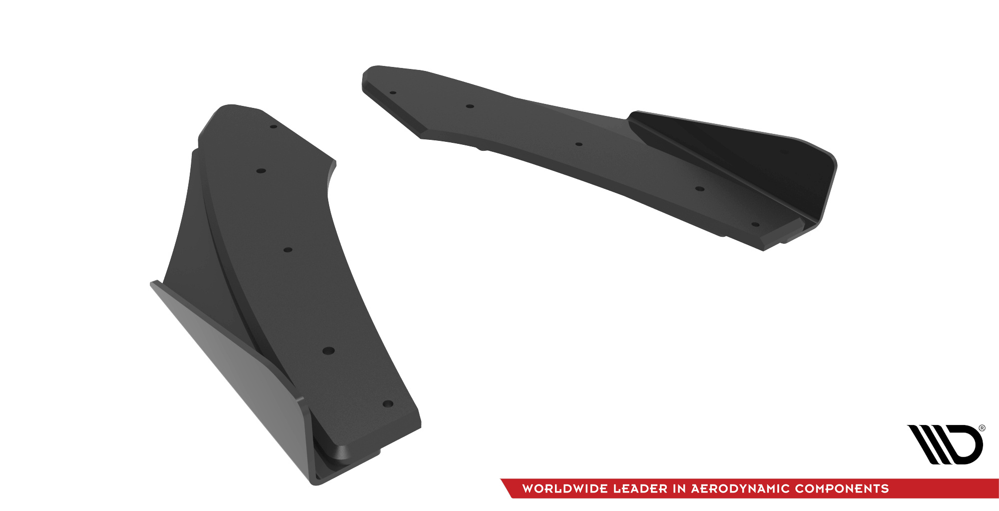 Street Pro Rear Side Splitters + Flaps Audi S3 Sedan 8Y - Image 5