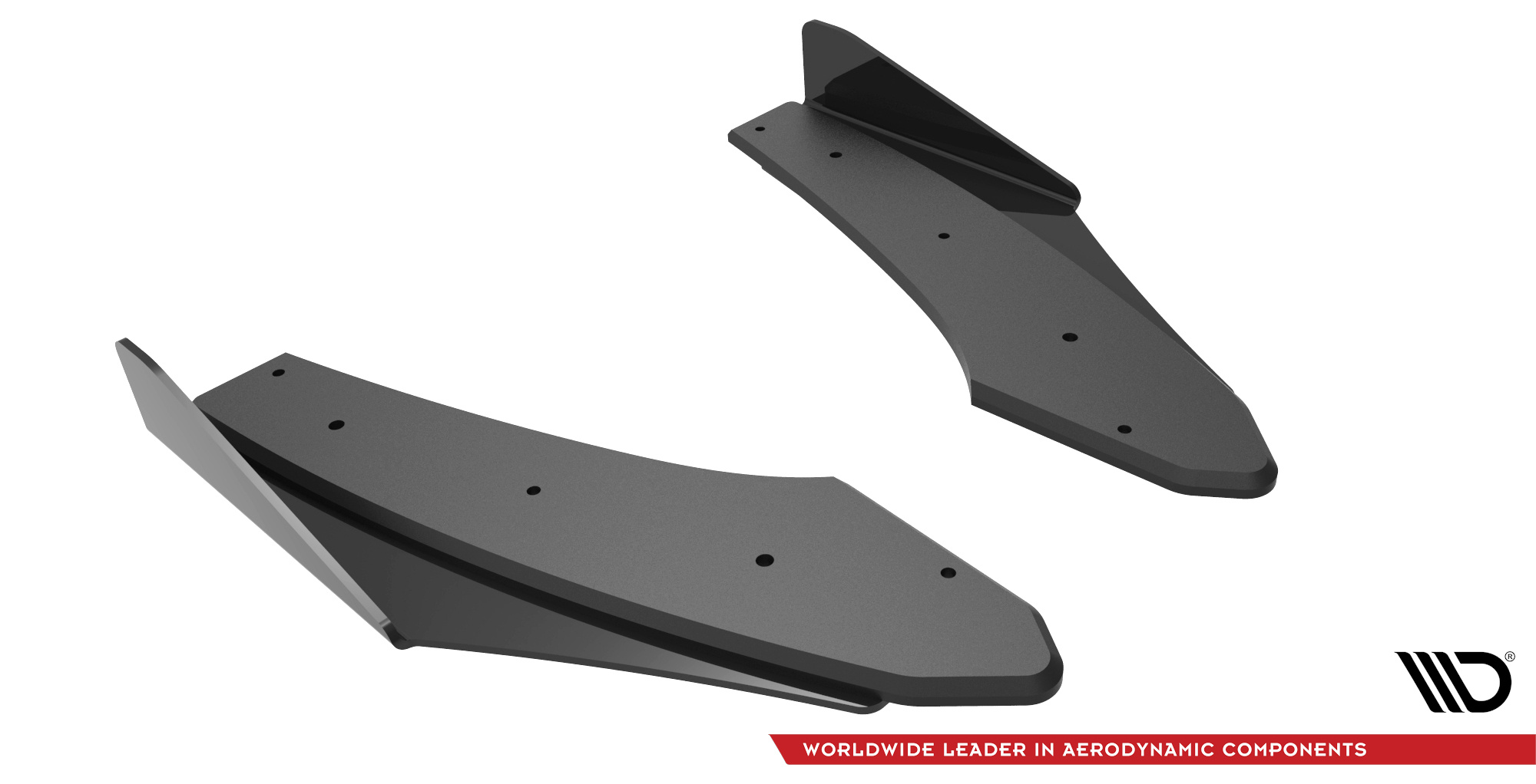 Street Pro Rear Side Splitters + Flaps Audi S3 Sedan 8Y - Image 6