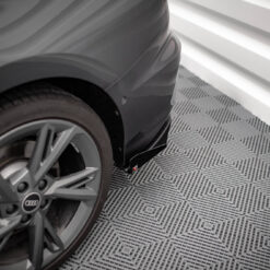 Alternative view of Street Pro Rear Side Splitters + Flaps Audi S3 Sedan 8Y