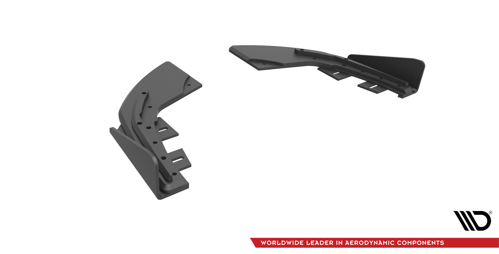 Street Pro Rear Side Splitters + Flaps Audi S3 Sportback 8V Facelift - Image 5
