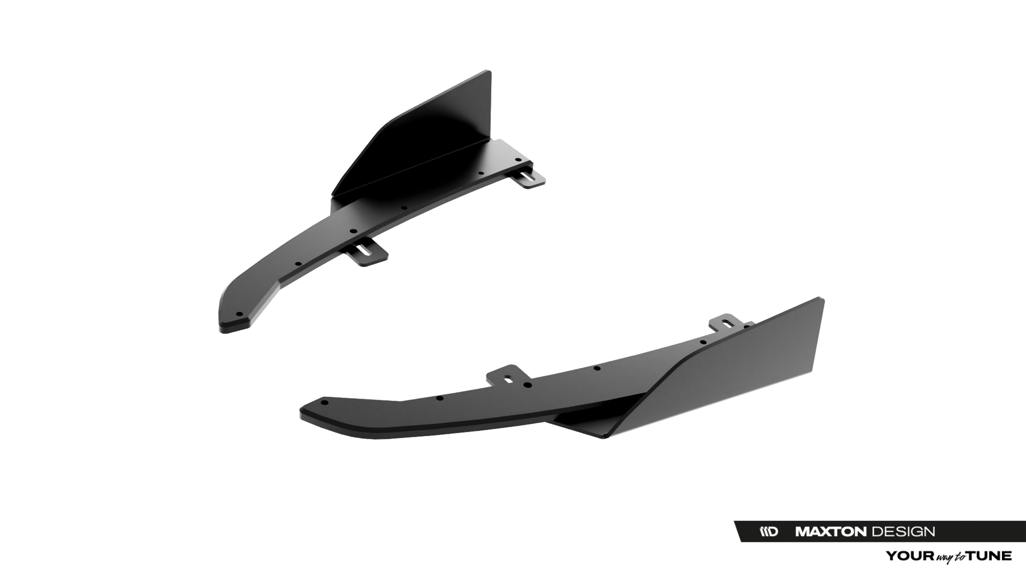 Street Pro Rear Side Splitters + Flaps Audi S5 Sedan / Avant B10 - Image 5