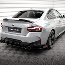 Alternative view of Street Pro Rear Side Splitters + Flaps BMW 2 Coupe M240i G42