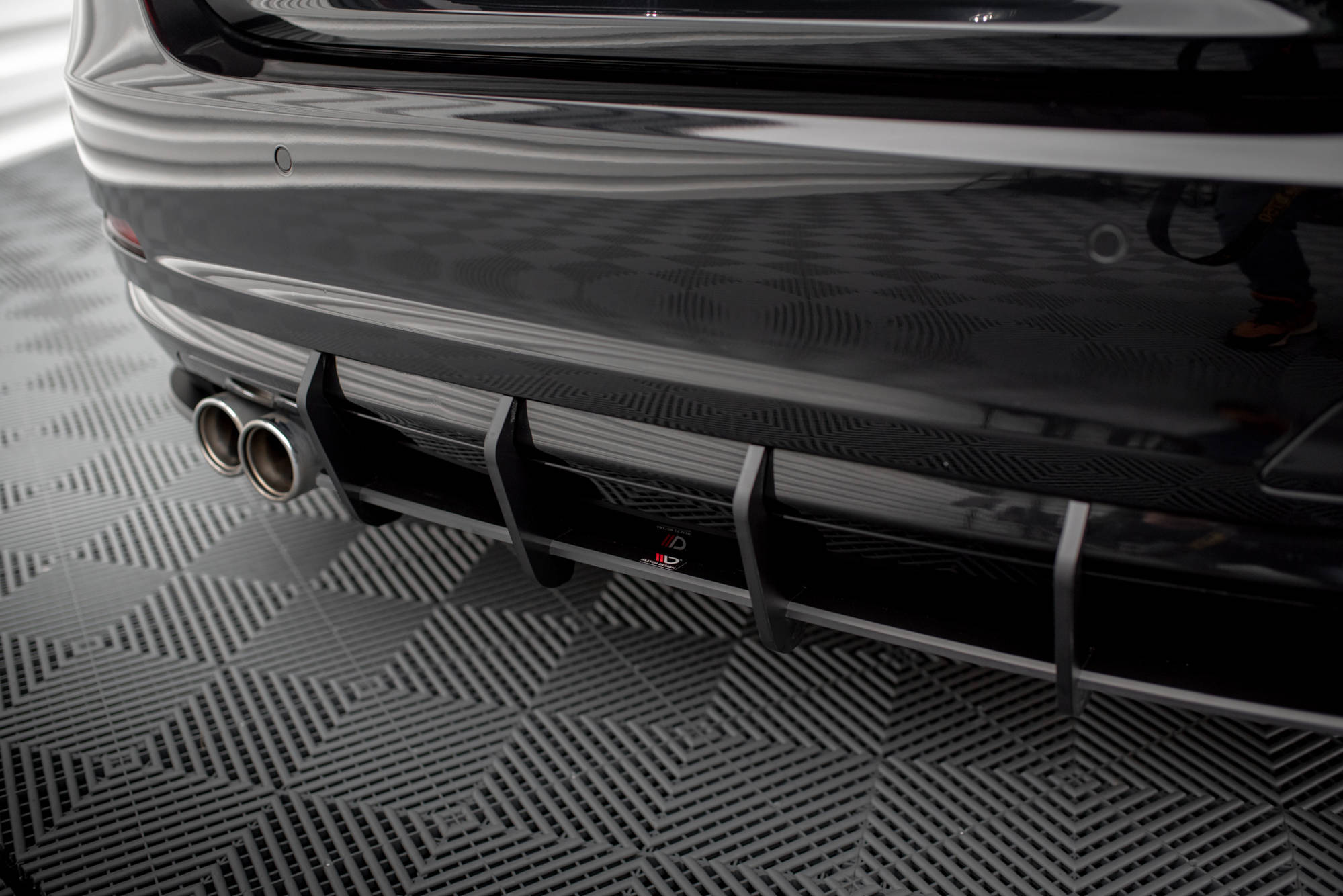 Street Pro Rear Side Splitters + Flaps BMW 4 Gran Coupe F36 - Image 2