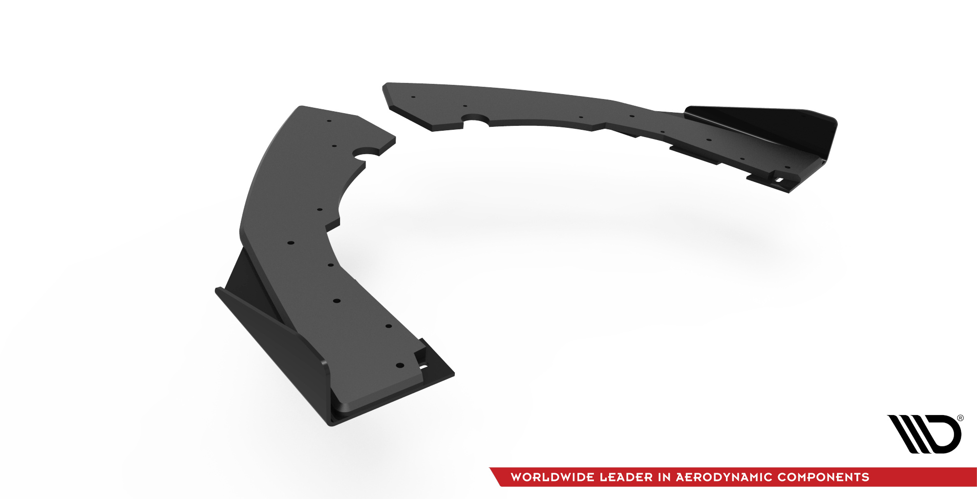 Street Pro Rear Side Splitters + Flaps BMW M2 F87 - Image 5