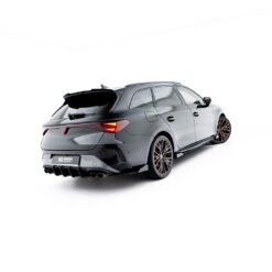Alternative view of Street Pro Rear Side Splitters + Flaps Cupra Leon ST Mk1 Facelift