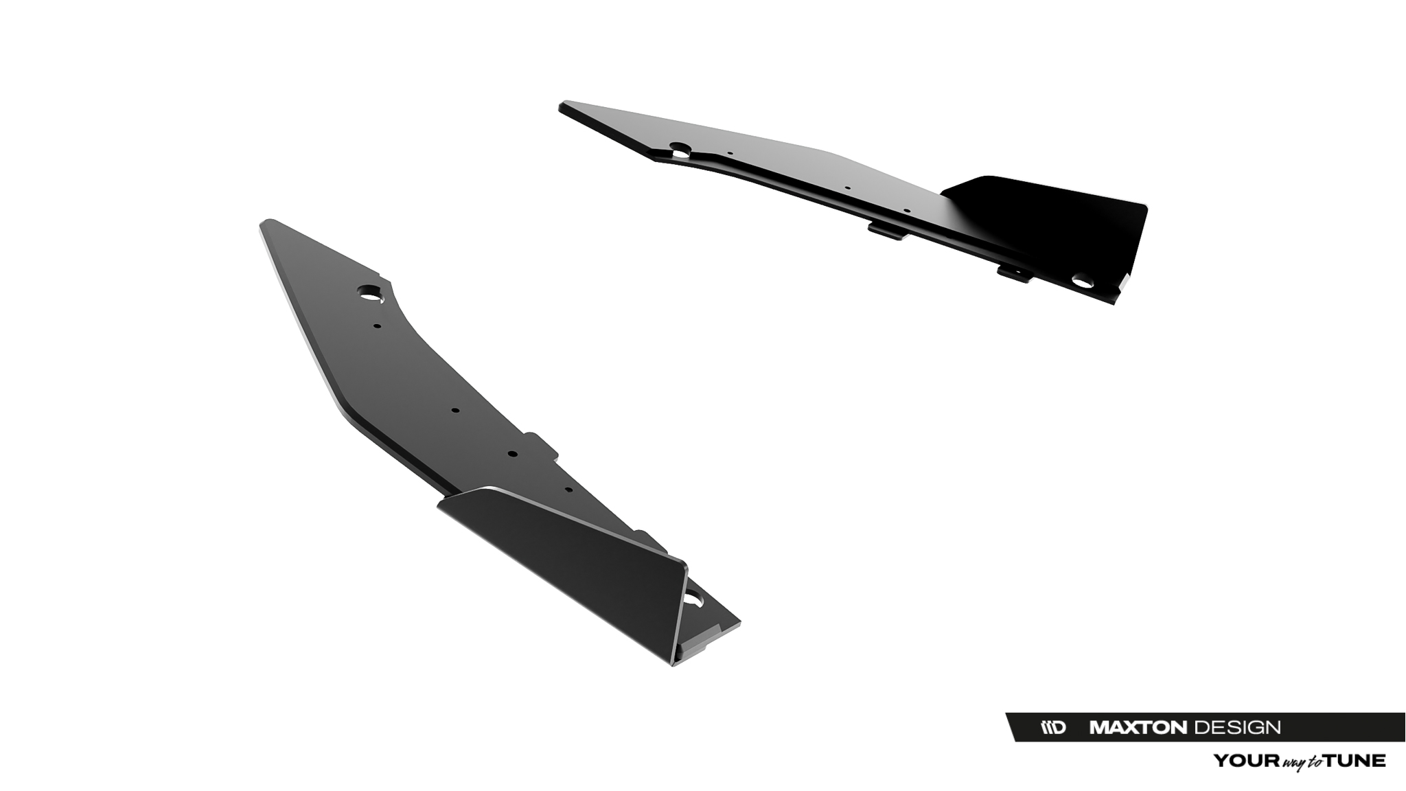 Street Pro Rear Side Splitters + Flaps Cupra Leon ST Mk1 Facelift - Image 5