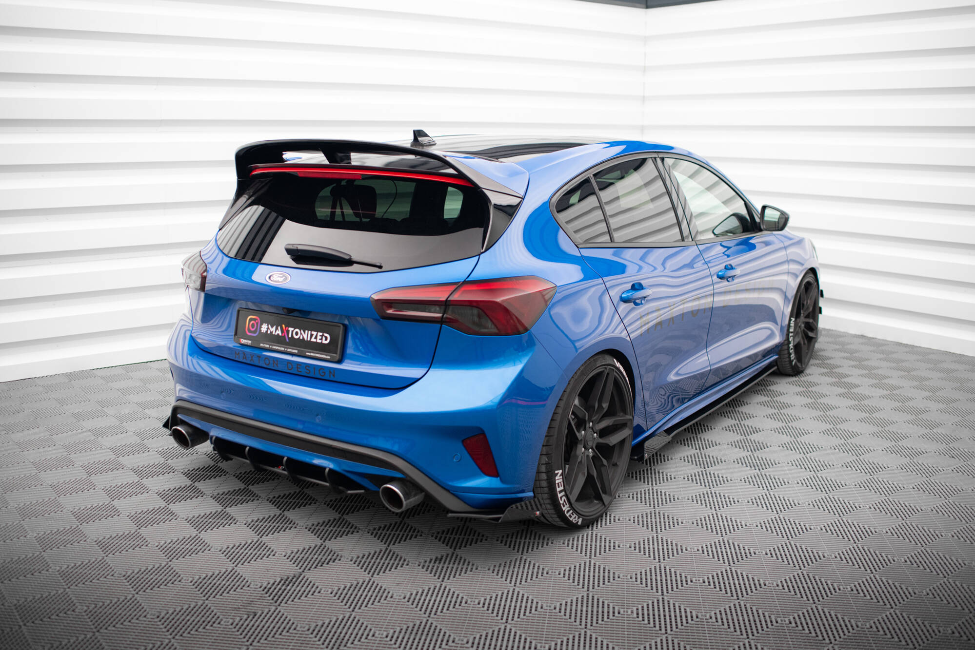 Street Pro Rear Side Splitters + Flaps Ford Focus ST Mk4 - Image 4