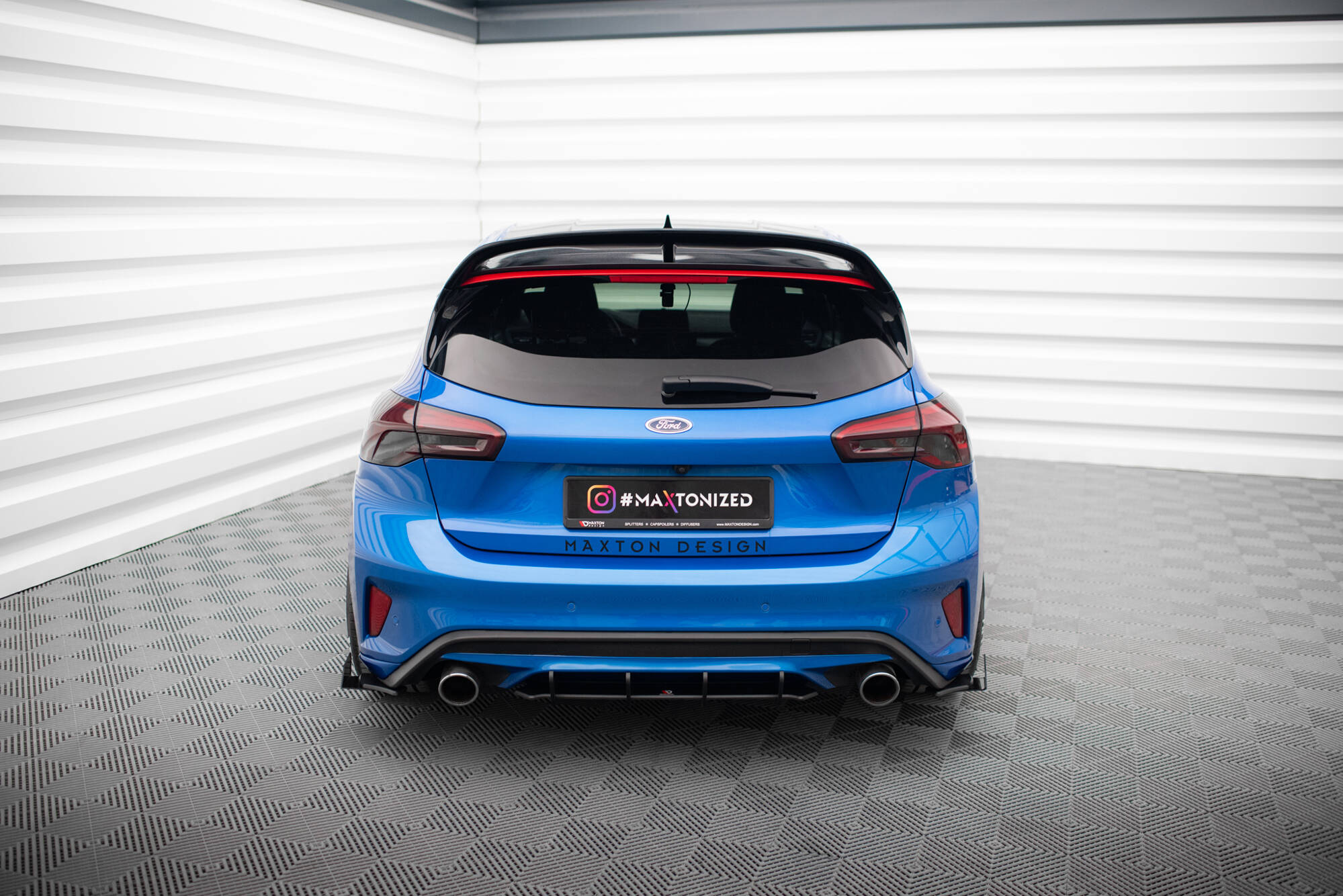 Street Pro Rear Side Splitters + Flaps Ford Focus ST Mk4 - Image 5