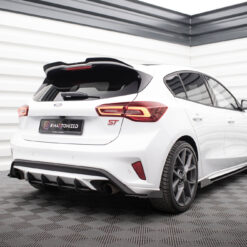 Alternative view of Street Pro Rear Side Splitters + Flaps Ford Focus ST Mk4