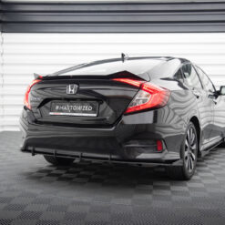 Street Pro Rear Side Splitters + Flaps Honda Civic Mk10