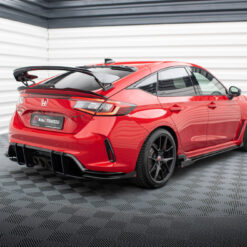 Alternative view of Street Pro Rear Side Splitters + Flaps Honda Civic Type-R Mk 11