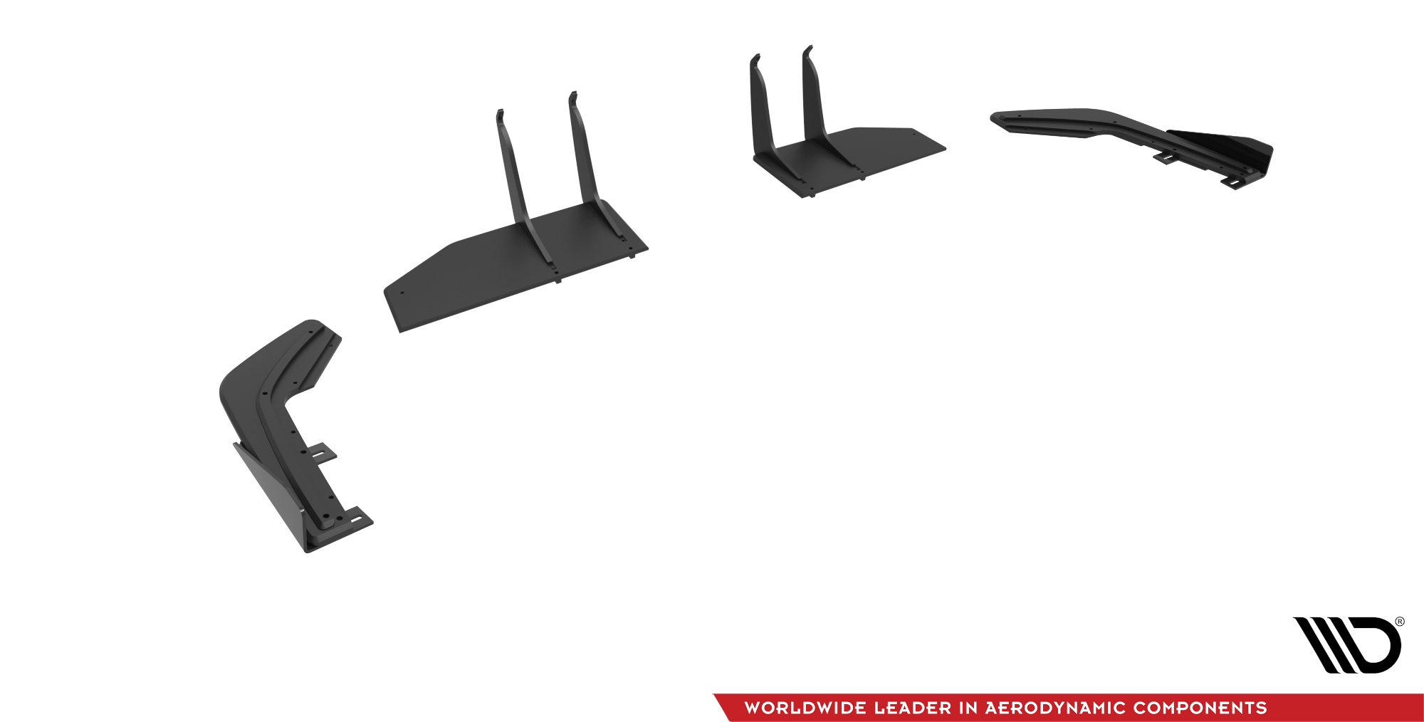 Street Pro Rear Side Splitters + Flaps Honda Civic Type-R Mk 11 - Image 7
