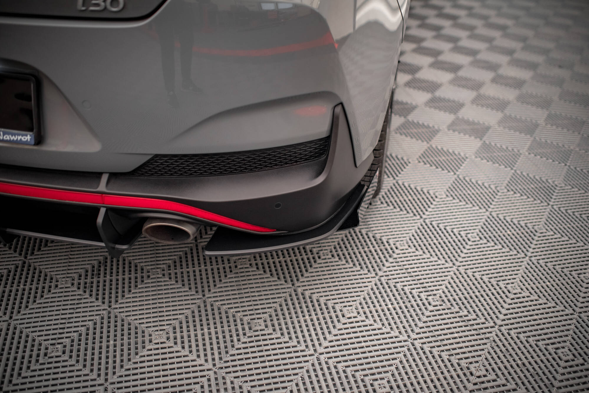 Street Pro Rear Side Splitters + Flaps Hyundai I30 Fastback N-Line Mk3 Facelift - Image 8