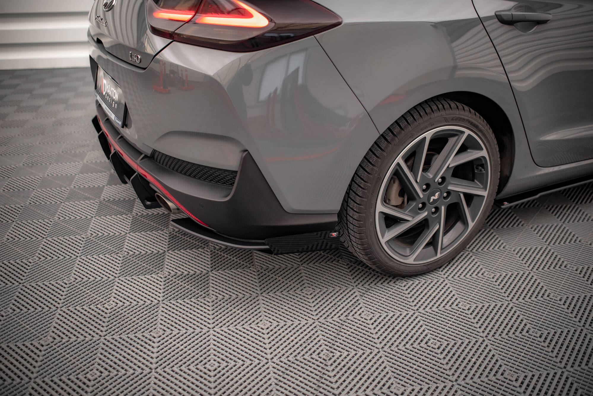 Street Pro Rear Side Splitters + Flaps Hyundai I30 Fastback N-Line Mk3 Facelift - Image 9