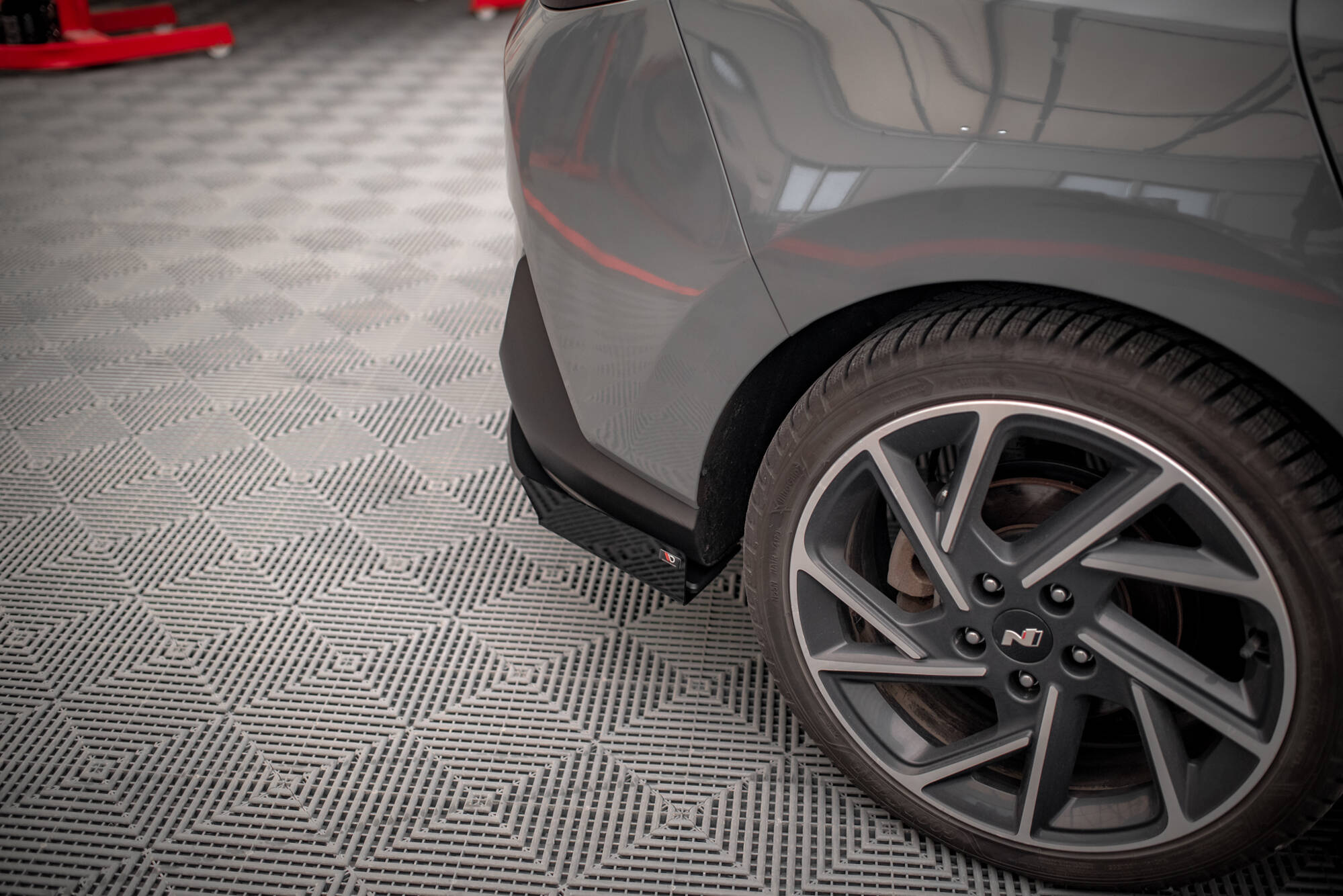 Street Pro Rear Side Splitters + Flaps Hyundai I30 Fastback N-Line Mk3 Facelift - Image 4