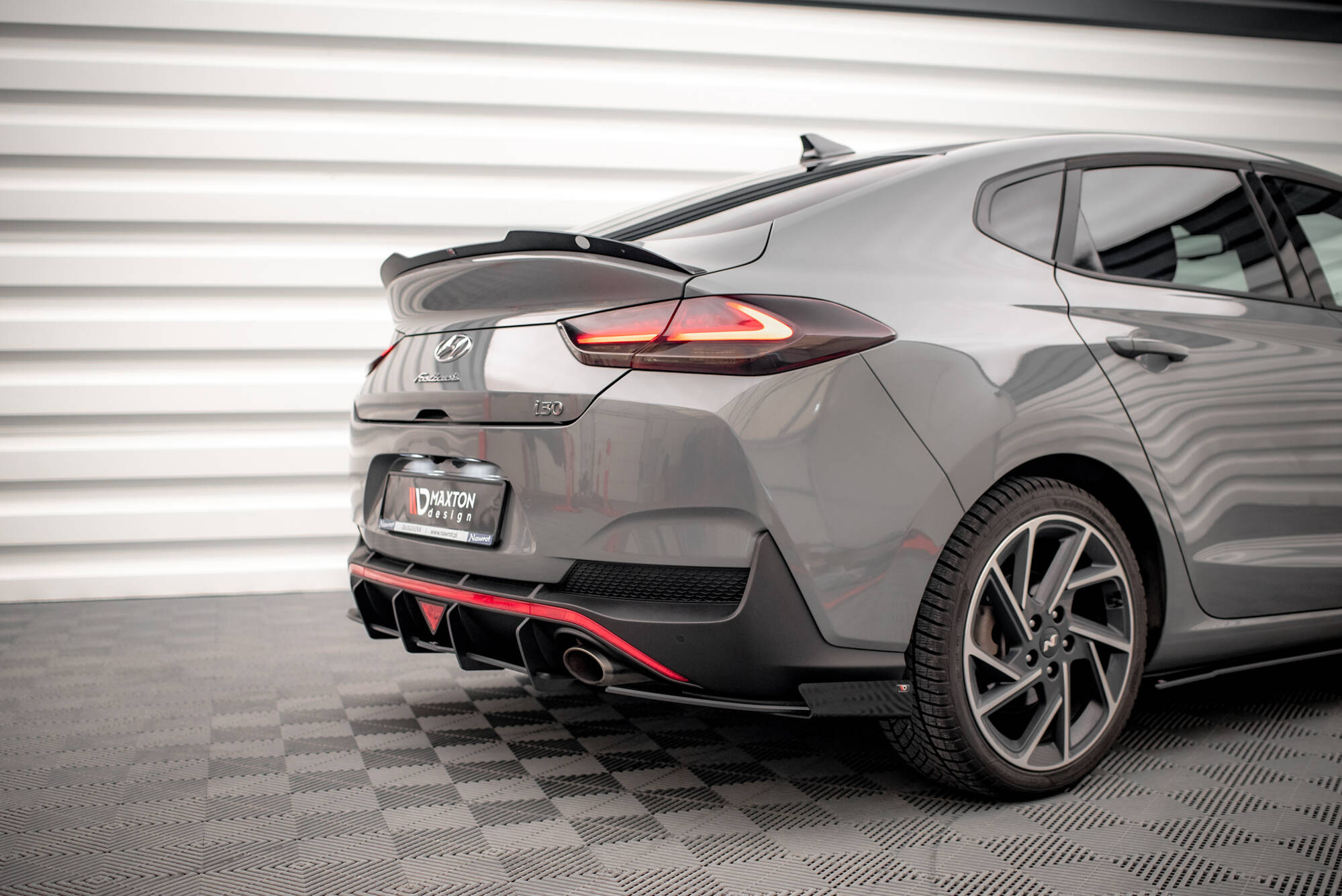 Street Pro Rear Side Splitters + Flaps Hyundai I30 Fastback N-Line Mk3 Facelift - Image 5