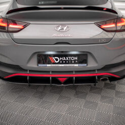 Alternative view of Street Pro Rear Side Splitters + Flaps Hyundai I30 Fastback N-Line Mk3 Facelift