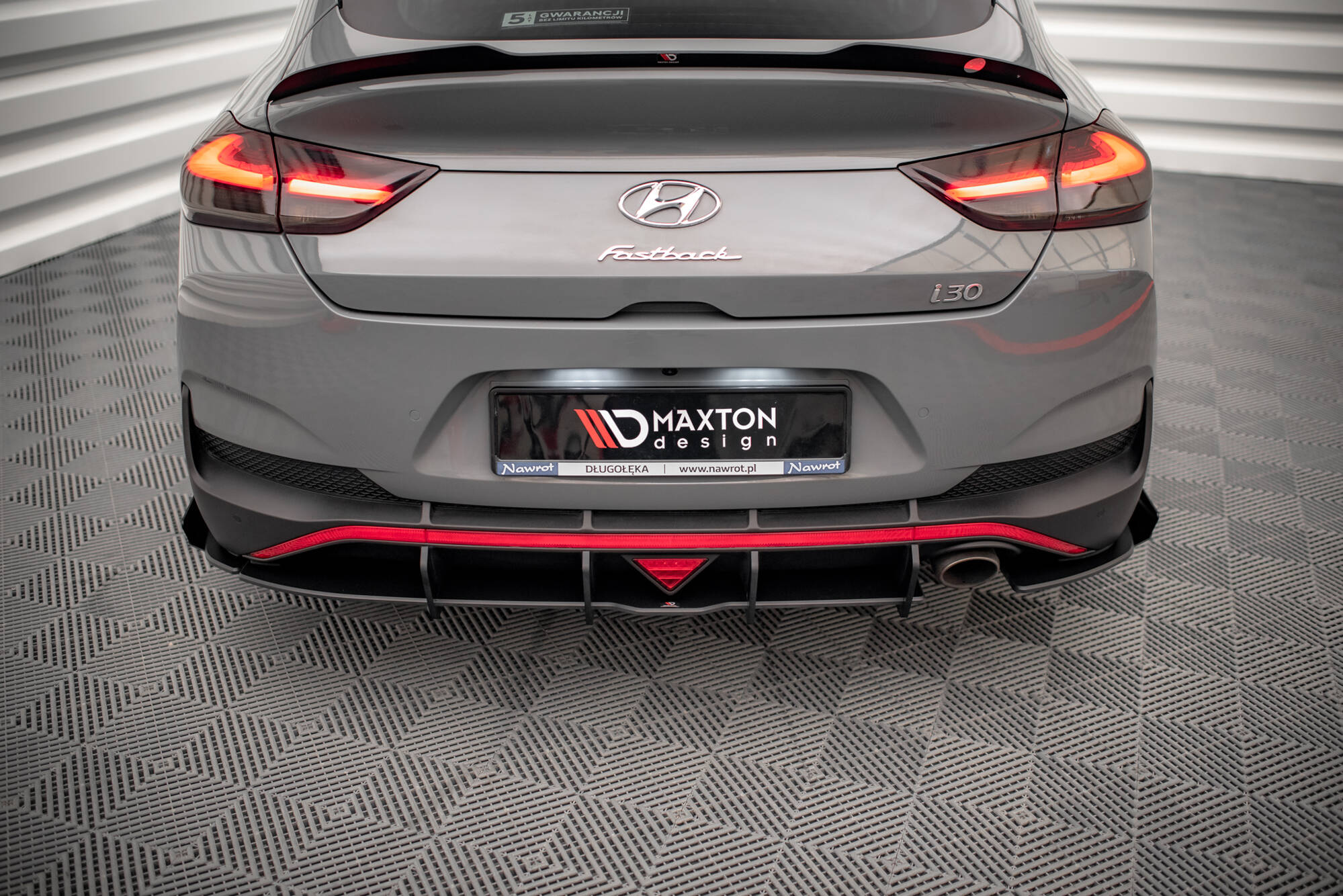 Street Pro Rear Side Splitters + Flaps Hyundai I30 Fastback N-Line Mk3 Facelift - Image 2