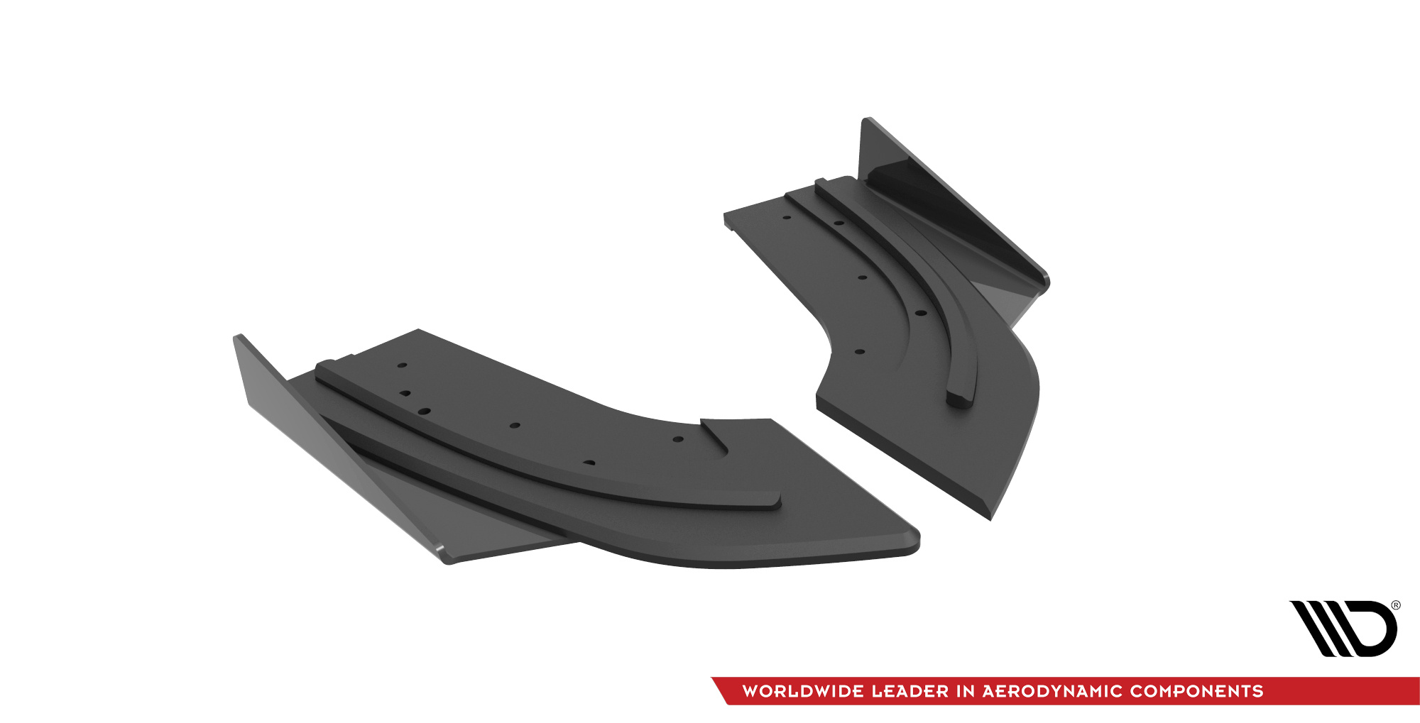Street Pro Rear Side Splitters + Flaps Mazda 3 MPS Mk1 US-Spec Version - Image 4