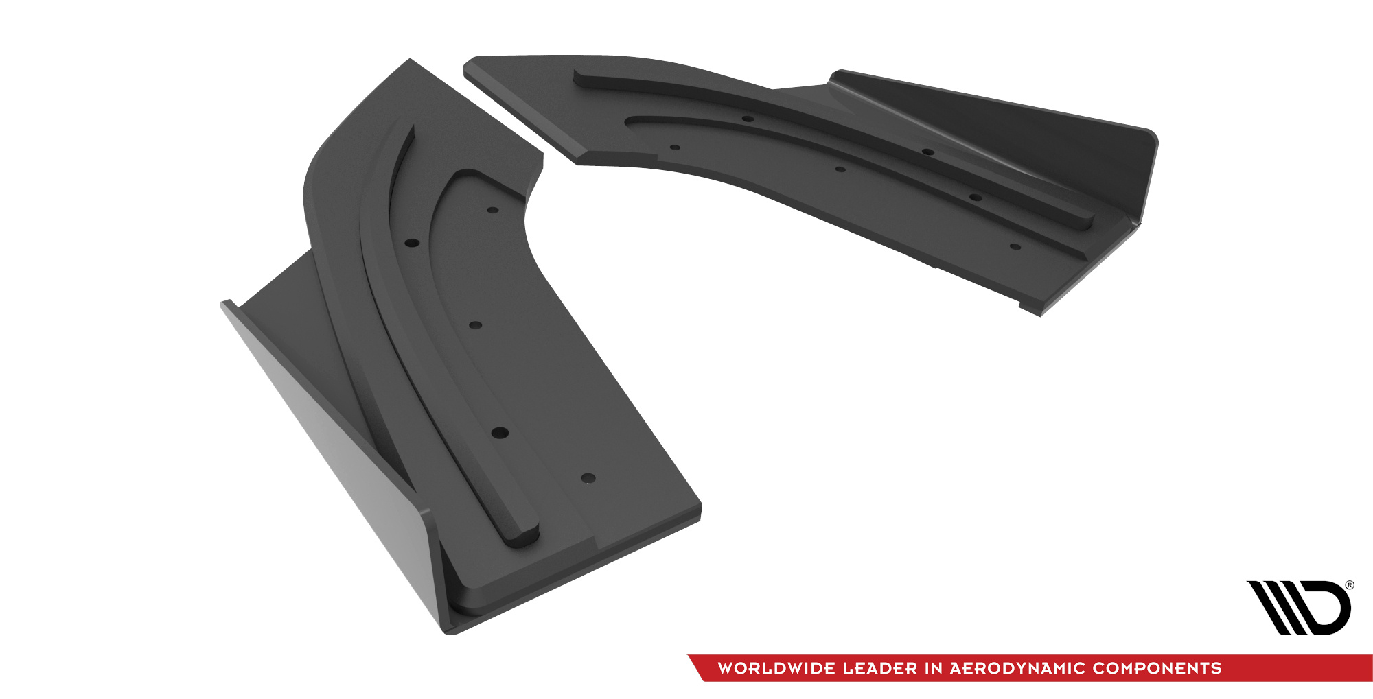 Street Pro Rear Side Splitters + Flaps Mazda 3 MPS Mk1 US-Spec Version - Image 5