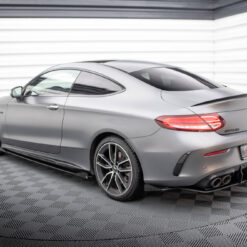 Alternative view of Street Pro Rear Side Splitters + Flaps Mercedes-AMG C43 Coupe / Cabrio C205  Facelift / A205 Facelift
