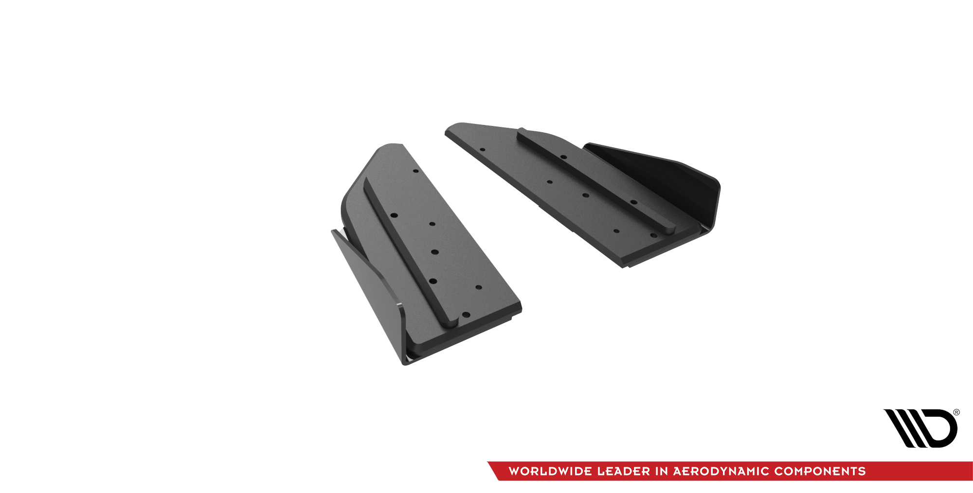Street Pro Rear Side Splitters + Flaps Mercedes-AMG C43 Coupe / Cabrio C205 Facelift / A205 Facelift - Image 5