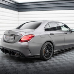 Alternative view of Street Pro Rear Side Splitters + Flaps Mercedes-AMG C63 Sedan / Estate W205 Facelift