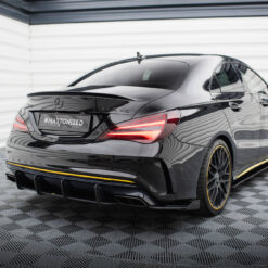 Alternative view of Street Pro Rear Side Splitters + Flaps Mercedes-AMG CLA 45 C117 Facelift