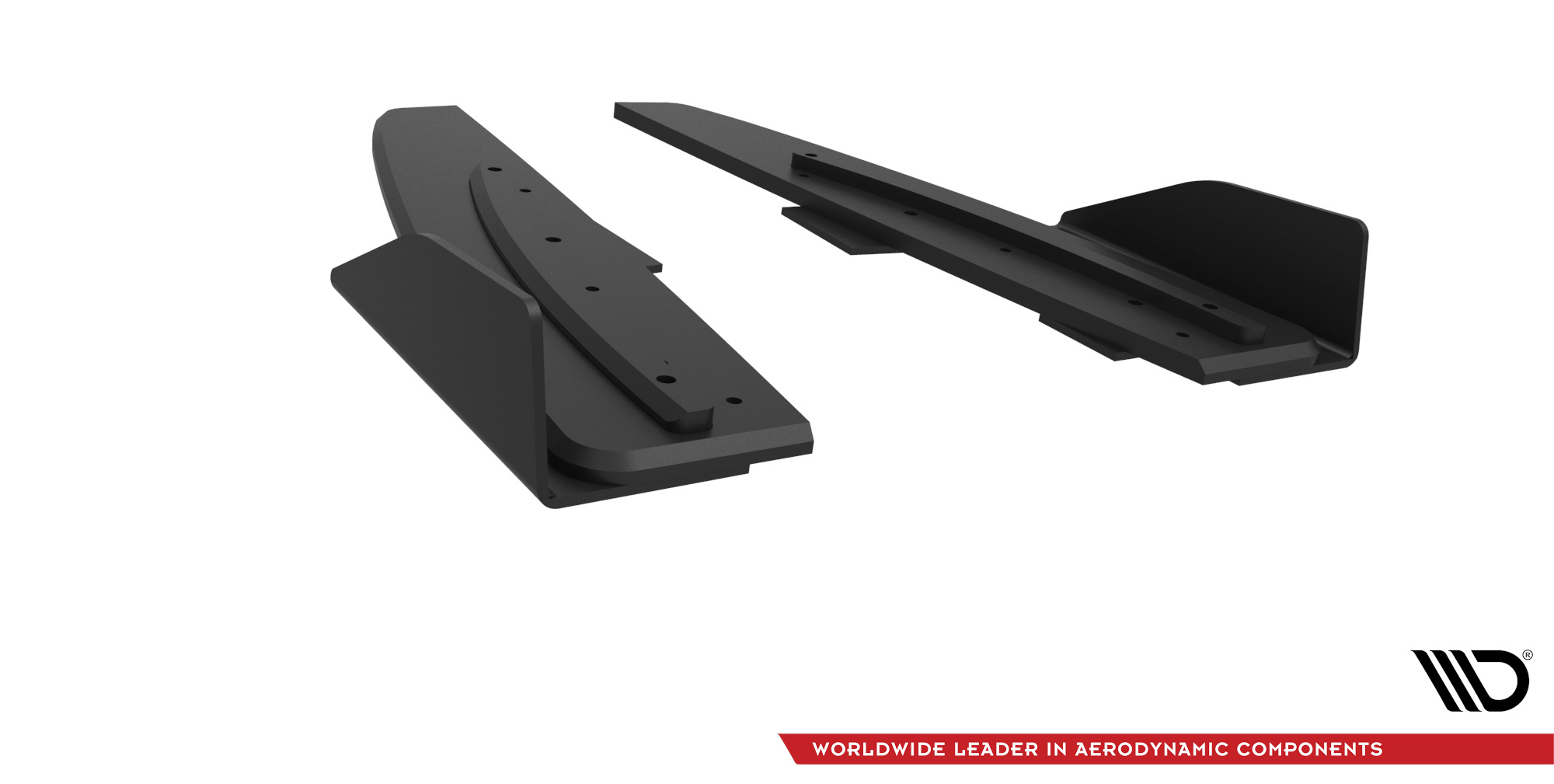Street Pro Rear Side Splitters + Flaps Mercedes-AMG CLA 45 C117 Facelift - Image 4